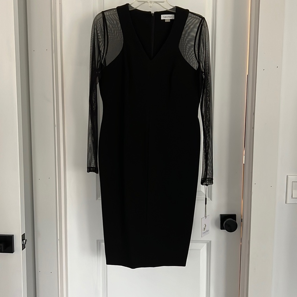 Black cocktail dress